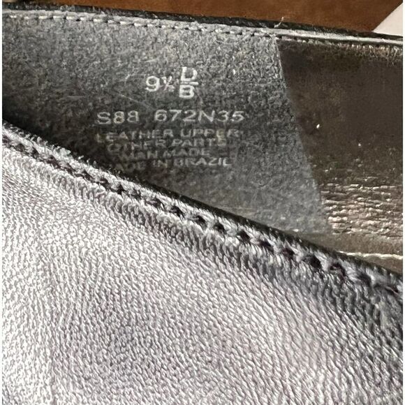 Naturalizer Black Leather Slip On Pump Size 9D/B - Picture 5 of 5